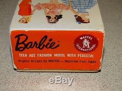 Barbie VINTAGE Redhead 1961 #5 PONYTAIL BARBIE Doll withBOX