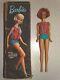 Barbie Vintage Redhead Bend Leg American Girl Barbie Doll Withbox Lid