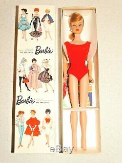 Barbie VINTAGE Redhead SWIRL PONYTAIL BARBIE Doll with Box