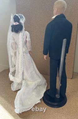 Barbie and Ken In Wedding Attire About To Be Married with Outfits/Extras