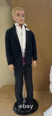 Barbie and Ken In Wedding Attire About To Be Married with Outfits/Extras