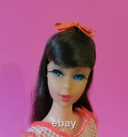 Barbie tnt twist n turn blue eyeliner brunette rare doll htf