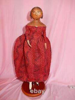 Beautiful 17 Paper Mache Cristine Crocker Lady Artist Doll