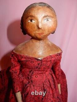 Beautiful 17 Paper Mache Cristine Crocker Lady Artist Doll