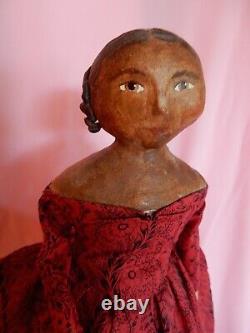 Beautiful 17 Paper Mache Cristine Crocker Lady Artist Doll