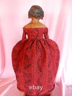 Beautiful 17 Paper Mache Cristine Crocker Lady Artist Doll