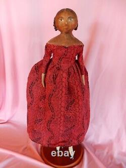 Beautiful 17 Paper Mache Cristine Crocker Lady Artist Doll