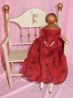 Beautiful 17 Paper Mache Cristine Crocker Lady Artist Doll