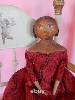 Beautiful 17 Paper Mache Cristine Crocker Lady Artist Doll