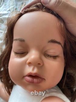 Beautiful Arianna Asleep Reborn Toddler by Reva Schick