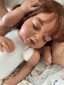 Beautiful Arianna Asleep Reborn Toddler by Reva Schick