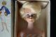 Beautiful Barbie Mattel 1964 European Pale Blonde Sidepart Bubble Cut In Box