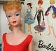 Beautiful Blonde Ponytail In Box 1960s Barbie Vintage Excellent