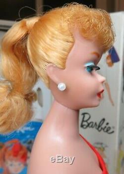 Beautiful Blonde Ponytail in box 1960s Barbie Vintage Excellent