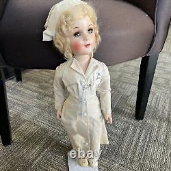 Beautiful IDEAL Vintage Miss Curity Original Nurse Doll Needs Head Repair 21