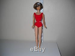 Beautiful Light Brunette or Dark Blonde Bend Leg Midge Doll With Vintage Swimsuit