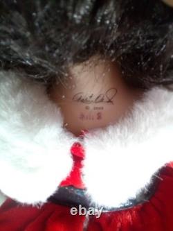 Beautiful Marie Osmond Doll Pink Eyes Christmas Holiday Vintage Limited #1118