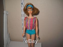 Beautiful Rare Vintage Ash Blonde Side Part American Girl Barbie Doll -Lot P19