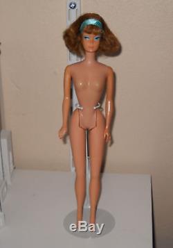 Beautiful Rare Vintage Ash Blonde Side Part American Girl Barbie Doll -Lot P2