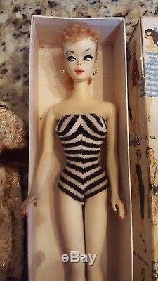 Beautiful Vintage 1959 # 2 Blonde Ponytail Barbie Japan in original box