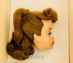 Beautiful Vintage 1959 Prototype / Sample Light Brown # 3 Ponytail Barbie Head