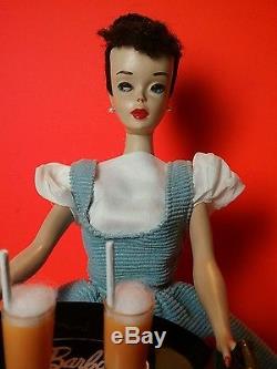 Beautiful Vintage 1960 #3 Brunette Barbie with updo