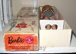 Beautiful Vintage Ash Blonde Bubble Barbie Doll original box and more