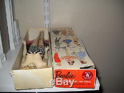 Beautiful Vintage Blonde No. 3 #3 Barbie Doll with brown eyeliner original box+