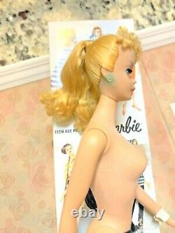 Beautiful Vintage Hi-Color Blonde Ponytail One Owner Doll NM! INCREDIBLE DOLL