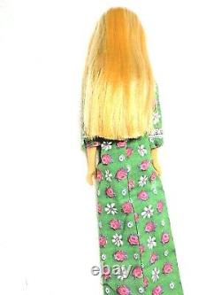 Beautiful Vintage Hi-Color Thick Blonde Hair withRed OOAK NM Baggie FrancieSL