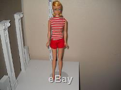 Beautiful Vintage Lemon Blonde Swirl Ponytail Barbie Doll