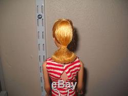 Beautiful Vintage Lemon Blonde Swirl Ponytail Barbie Doll