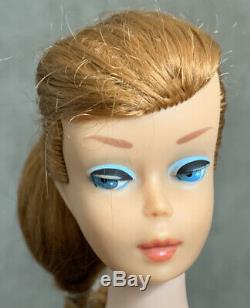 Beautiful Vintage Swirl Ponytail Barbie Doll Titian Red Hair