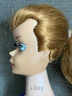 Beautiful Vintage Swirl Ponytail Barbie Doll Titian Red Hair