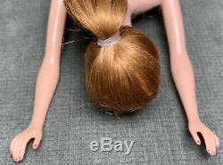 Beautiful Vintage Swirl Ponytail Barbie Doll Titian Red Hair