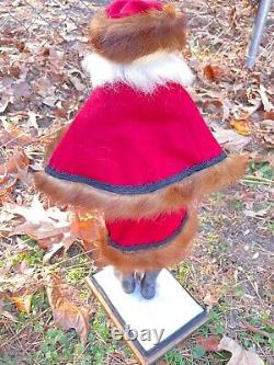 Betsey Baker SANTA CLAUS DOLL 17 TALL 1989 VINTAGE ONE OF A KIND HAND MADE