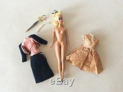 Bild Lilli 7 1/2 doll with #1138 velvet suit and umbrella, Barbie vintage mint