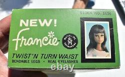 Black Francie Original Swim Suit Lovely Hair Wrist Tag In Box