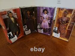 Black History Barbie Inspiring Women Dolls (Maya, Ella, Rosa, Katherine) Bundle