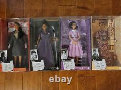 Black History Barbie Inspiring Women Dolls (Maya, Ella, Rosa, Katherine) Bundle