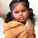 Black Skin 30 Toddler Girl Reborn Baby Doll Hand-rooted Hair Finished Doll Gift