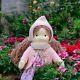 Blissfulpixie 12 Handmade Waldorf Cotton Soft Doll Knitted Sewing Birthday-luna