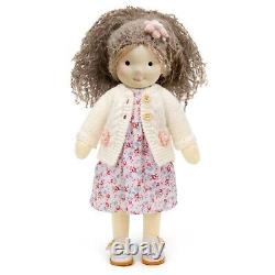BlissfulPixie Handmade Waldorf 12 Doll Cotton Stuffed Baby Doll Gifts for Girl