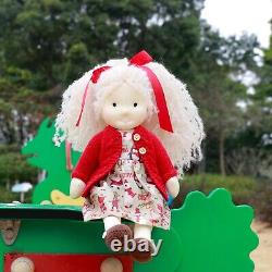 BlissfulPixie Handmade Waldorf Doll Rag Dolls Plush Girls Easter Toys-Gabriella