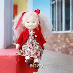 BlissfulPixie Handmade Waldorf Doll Rag Dolls Plush Girls Easter Toys-Gabriella