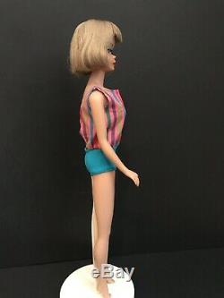 Blonde Vintage Barlie Long Hair American Girl-swimsuit