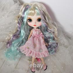 Blythe Articular doll Dudu mouth Long Colorful hair from Factory Joint Body 12