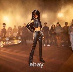 Brand New Barbie Aaliyah Signature Music Series Doll Black Faux Leather In Hand