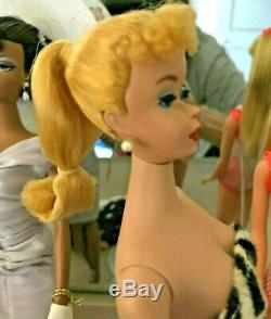 Breathtaking Vintage #4 Blonde Barbie Ponytail NM and STUNNING