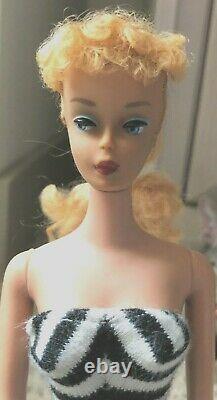 Breathtaking Vintage #4 Blonde Barbie Ponytail STUNNING SALE